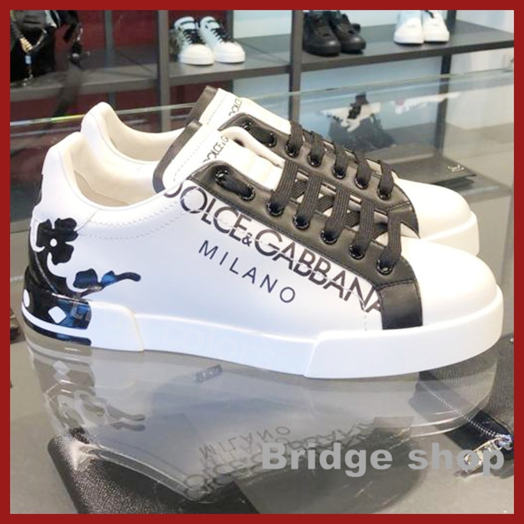 直営店*DOLCE&GABBANA*ポルトフィーノクラウンメンズスニーカー