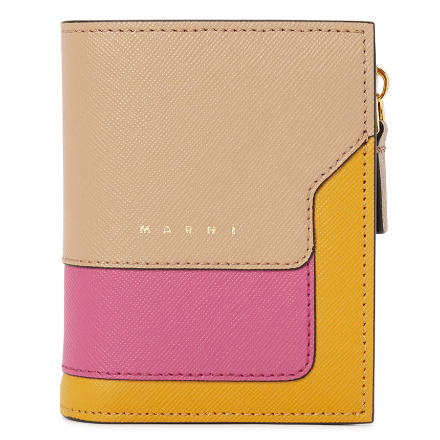 《MARNI》 PFMO0054U1 LV520 Z647M ロゴウォレット