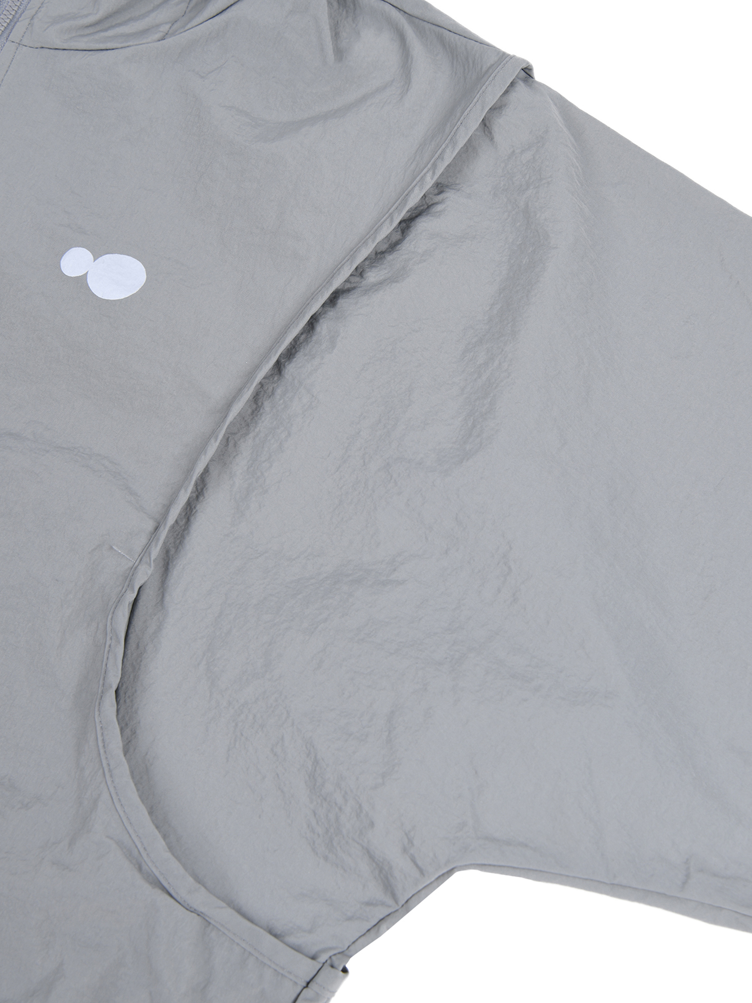 【AEAE】SYMBOL LOGO NYLON CROP JACKET [GREY] AEAE】SYMBOL LOGO NYLON CROP JACKET [GREY]