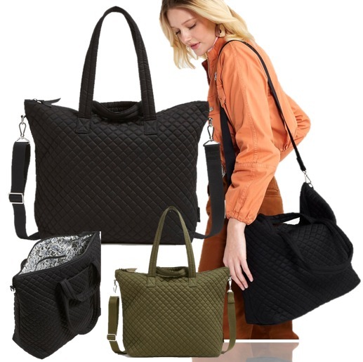 米国発セレブも愛用♪Vera Bradley 3WAYストラップ 多機能トート