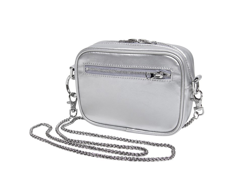 ●ROMANTIC CROWN● SHINING LOGO MINI BAG (2色) unisex SHINING LOGO MINI BAG_SILVER | ROMANTIC CROWN