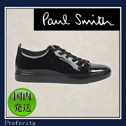 【Paul Smith】スニーカー パテントレザー ブラック