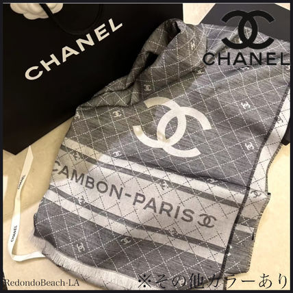 ブルー（青）系 CHANEL(シャネル) マフラー・ストール(レディース 