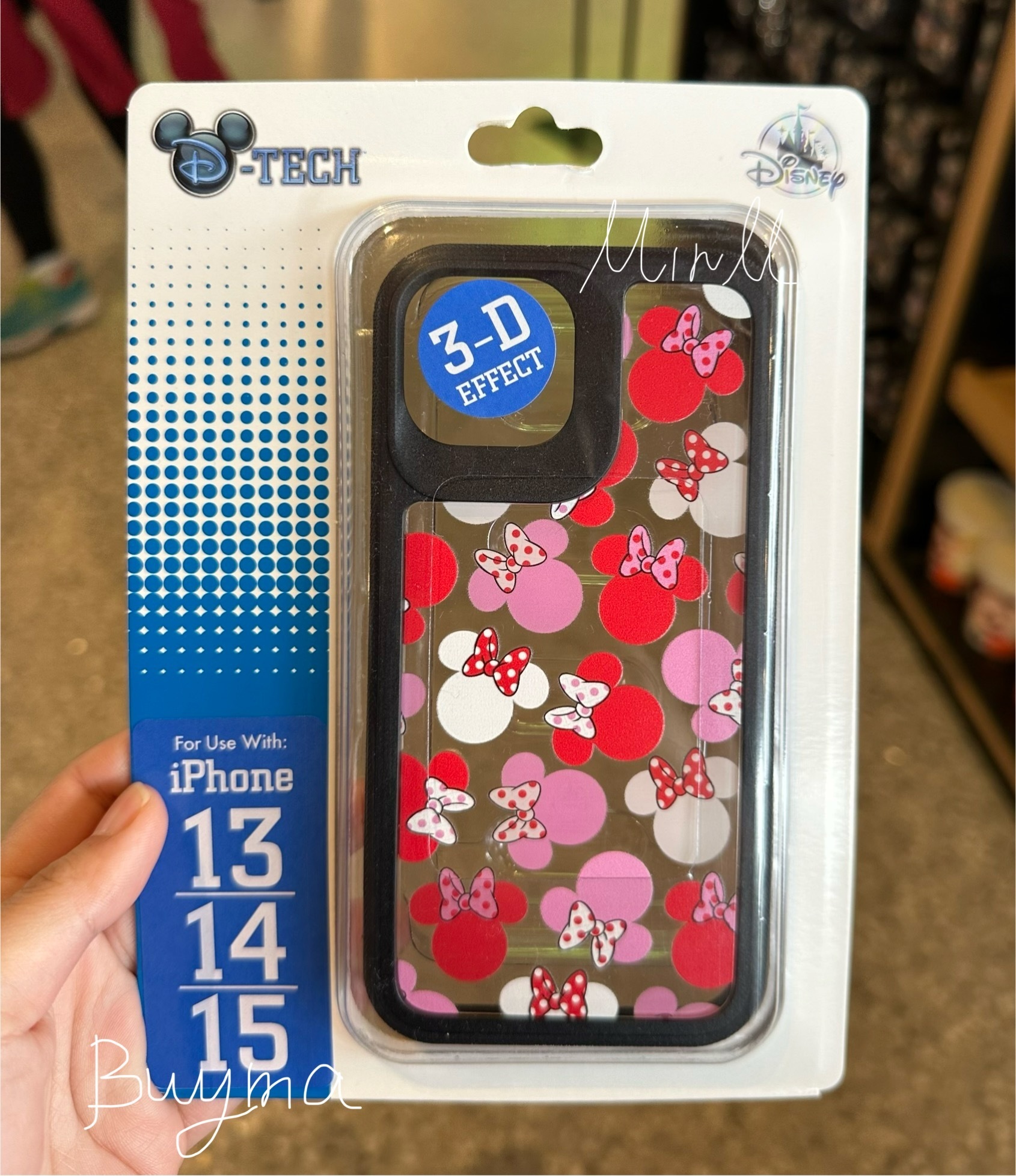 【Disney】US Disney Parks アニマル柄 ミニー iPhoneケース Disney】US Disney Parks ミニーちゃん アイコン iPhoneケース