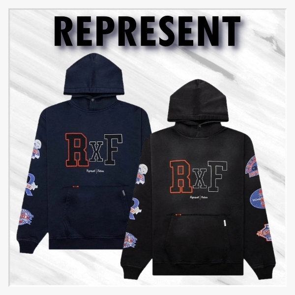 【REPRESENT】パーカー [限定品★ユニーク★ヴィンテージ風★]