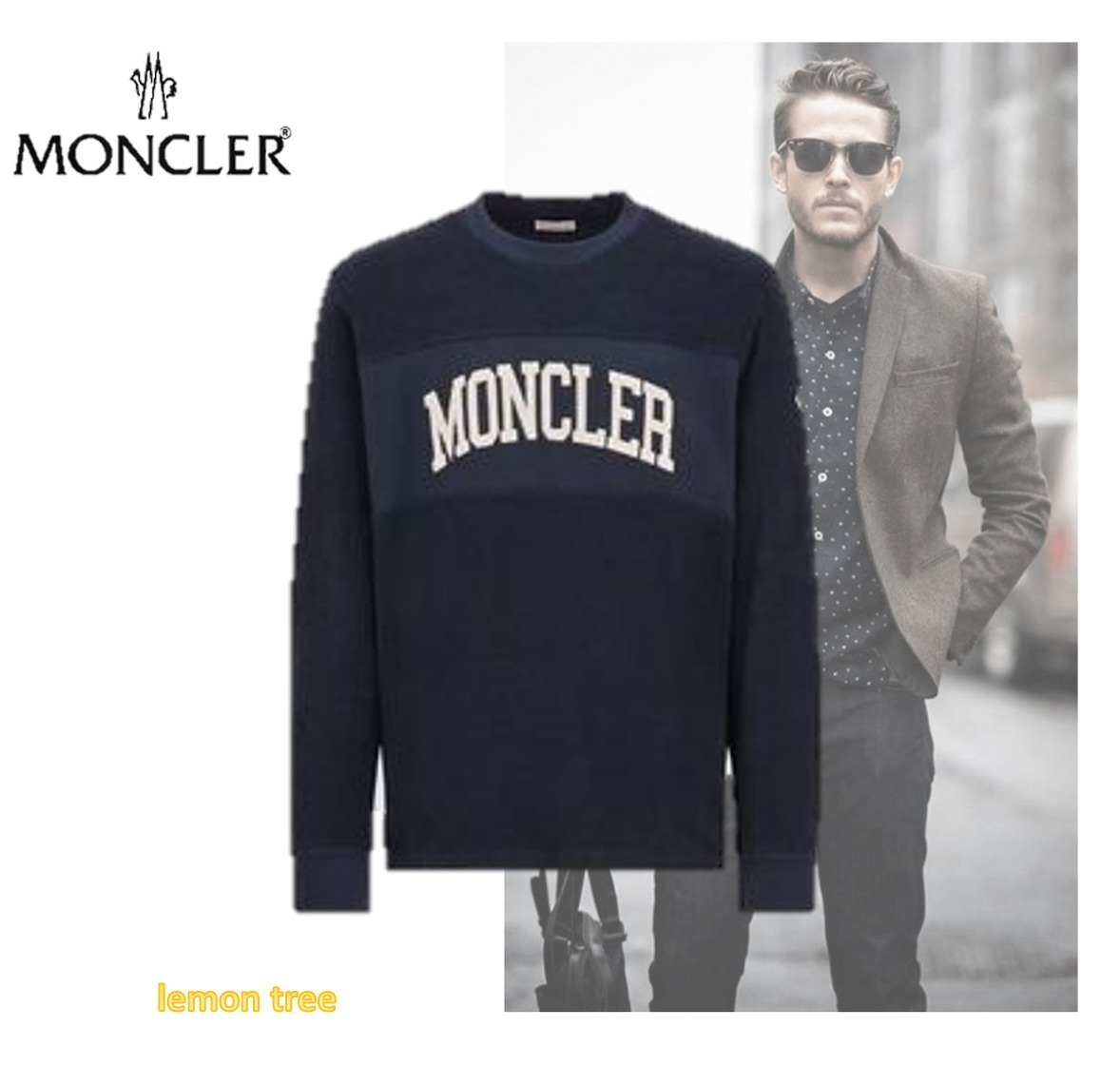MONCLER スウェットシャツ 着心地のよさ ルーズスタイル