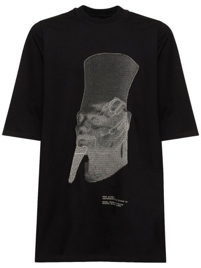 関税・送料込】RICK OWENS Ron Jumbo コットンTシャツ (RICK