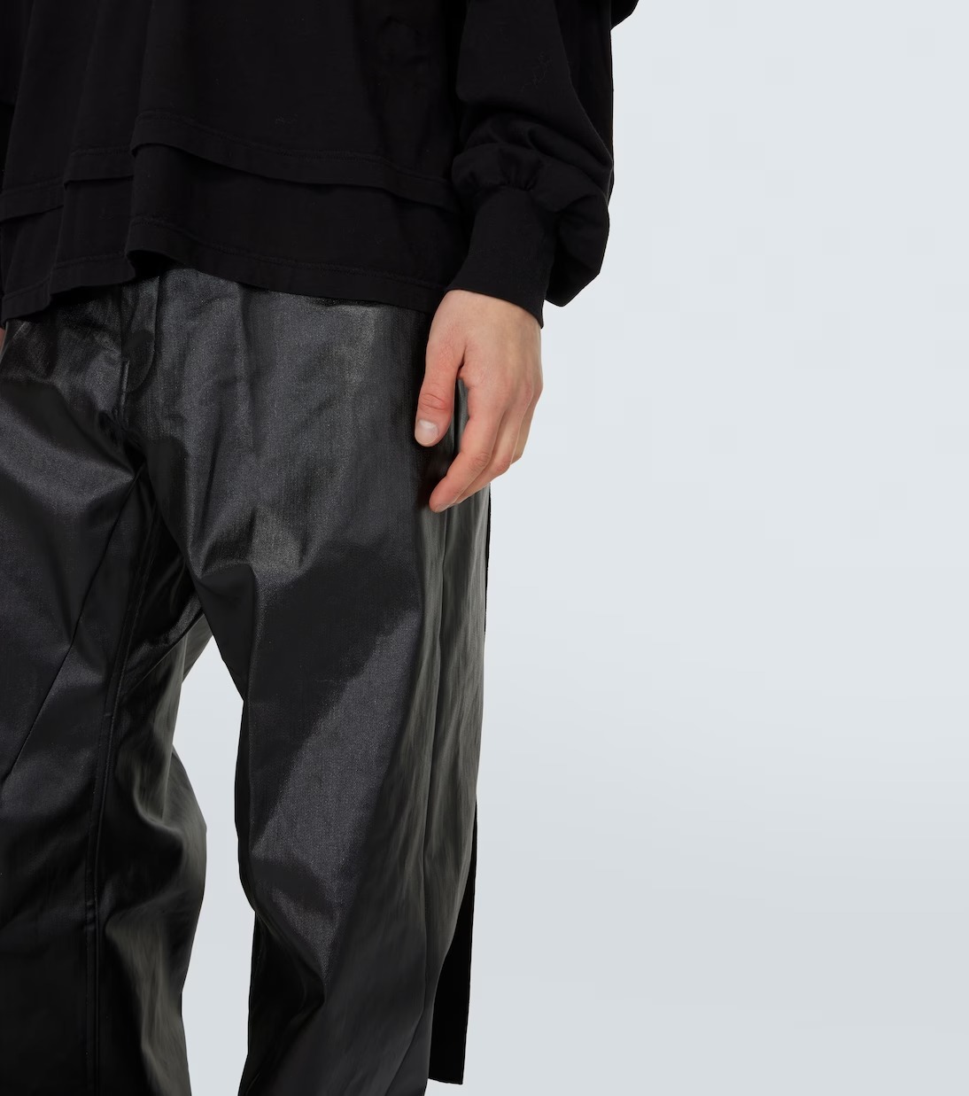 RickOwensリックオウエンス/ハスラーコットンジャージーパーカー 国内即発】RICK OWENS DRKSHDW ZIPPED HUSTLER HOODIE (RICK