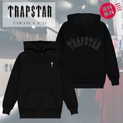 Trapstar London Hoodies Pullovers Street Style Long Sleeves Plain Cotton Logo