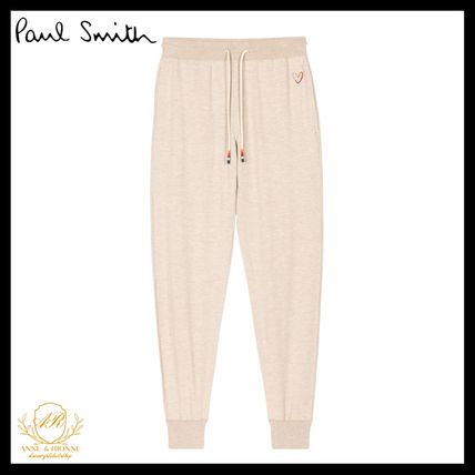 Paul Smith More Pants Heart Casual Style Street Style Cotton Long Oversized Logo