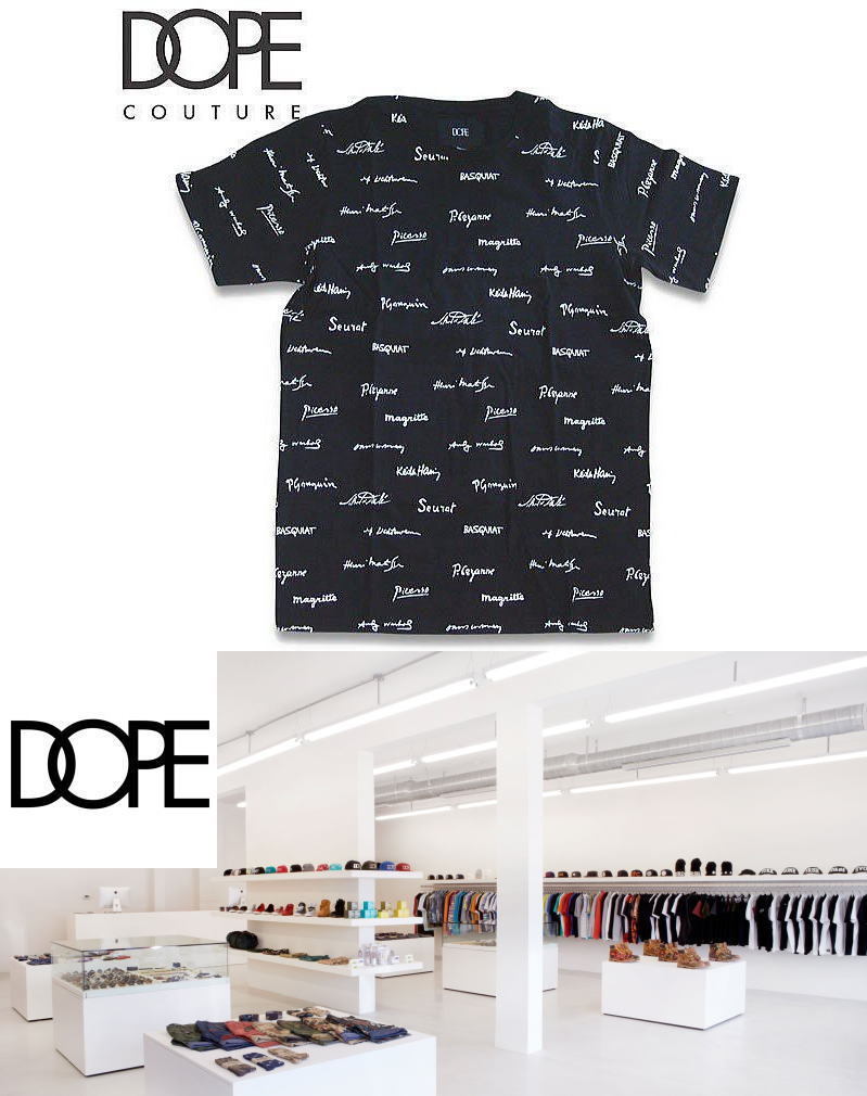 【送料無料】DOPE ドープ SIGNATURE TEE DP141301BK BLACK