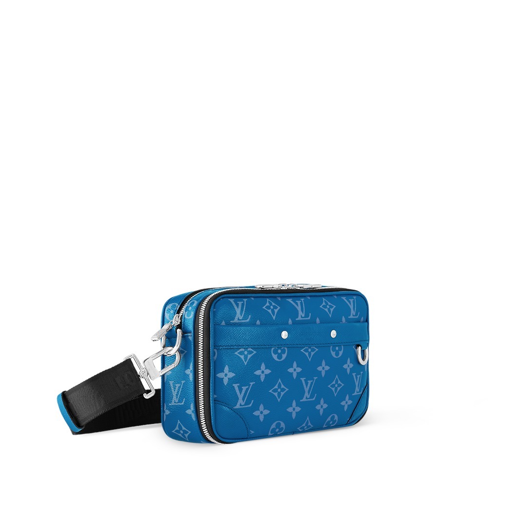 AUTH LOUIS VUITTON ALPHA MESSENGER SHOULDER BAG N40188 MEN'S