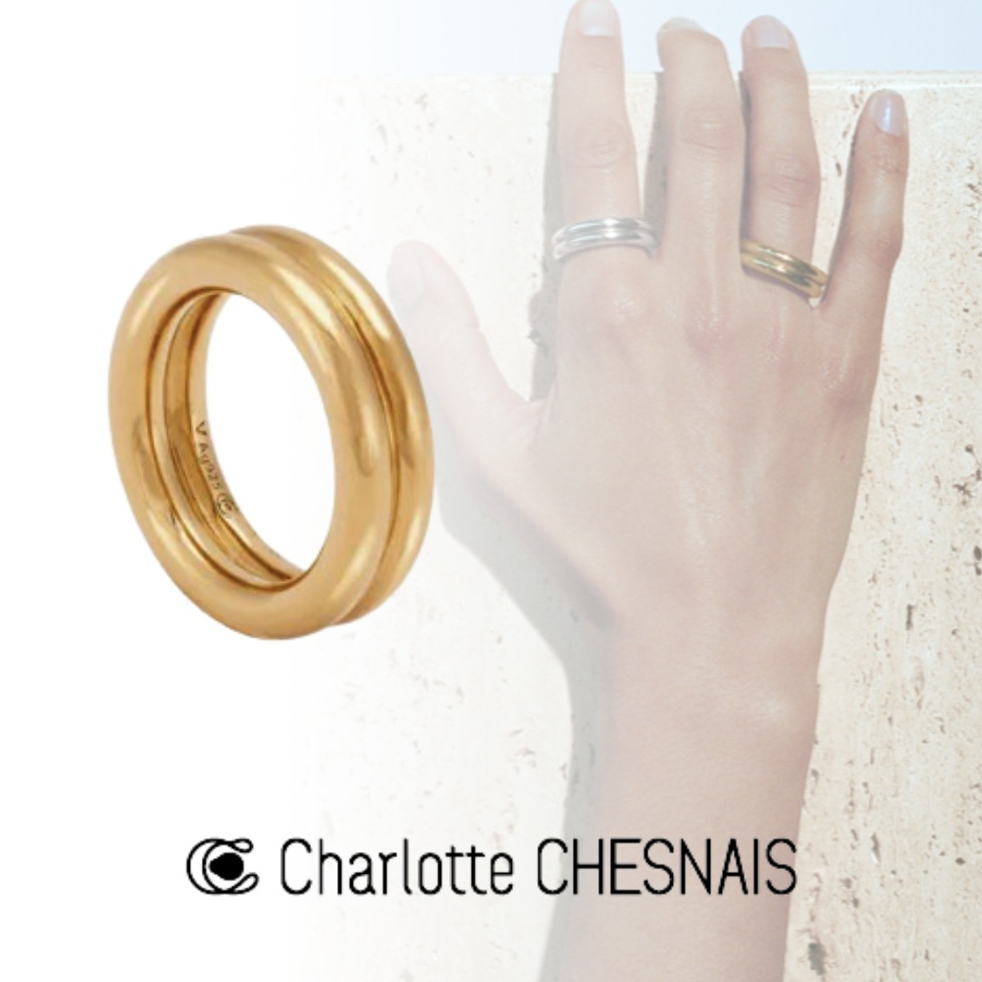 【charlottechesnais】Double Brahma Ring 18カラット