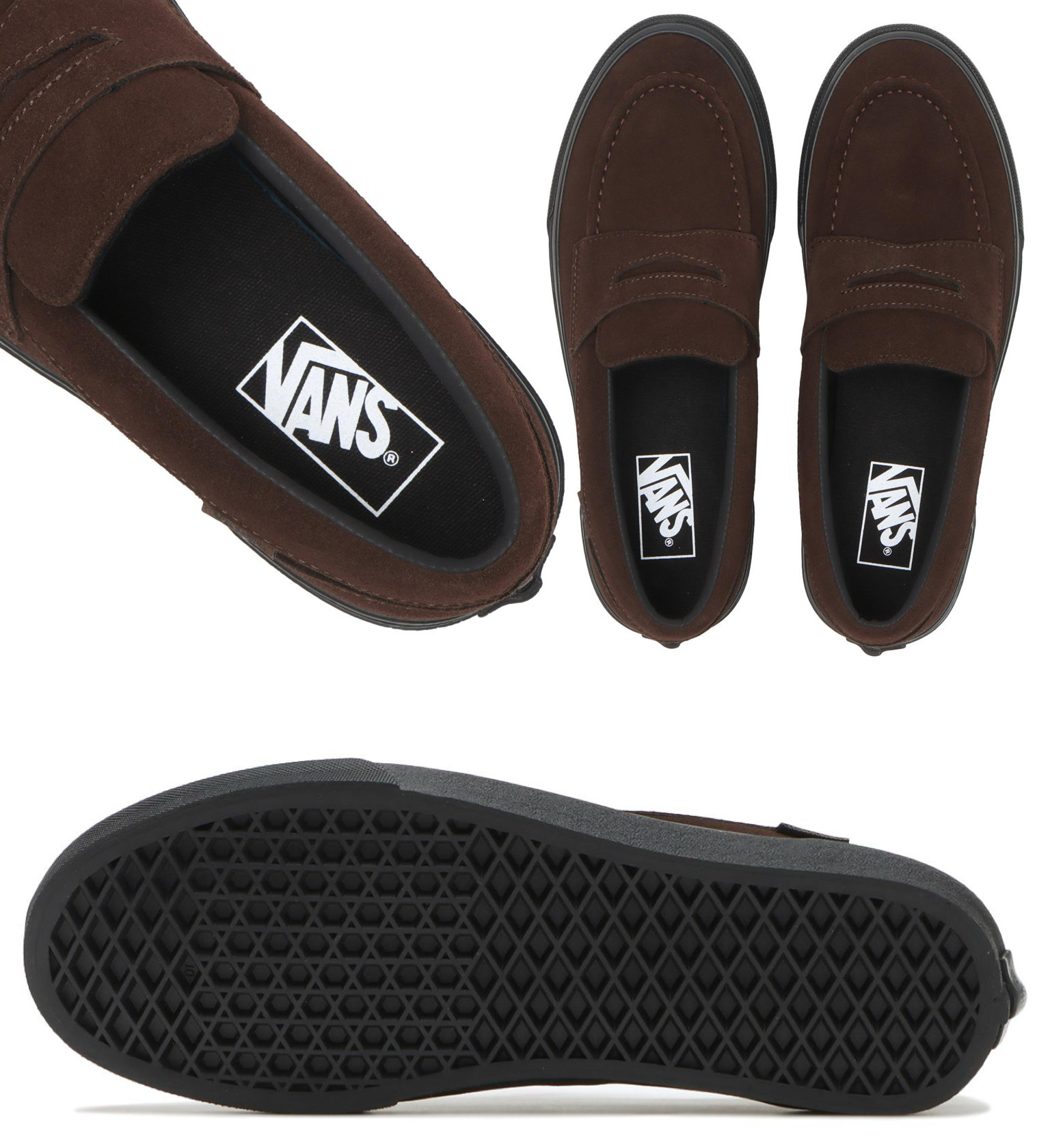ギフトに☆VANS ローファー☆ユニセックス バルカナイズドソール