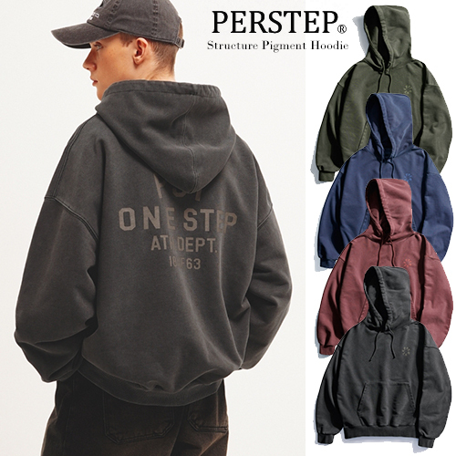 PERSTEP正規品★24SS★Structure ピグメントパーカー