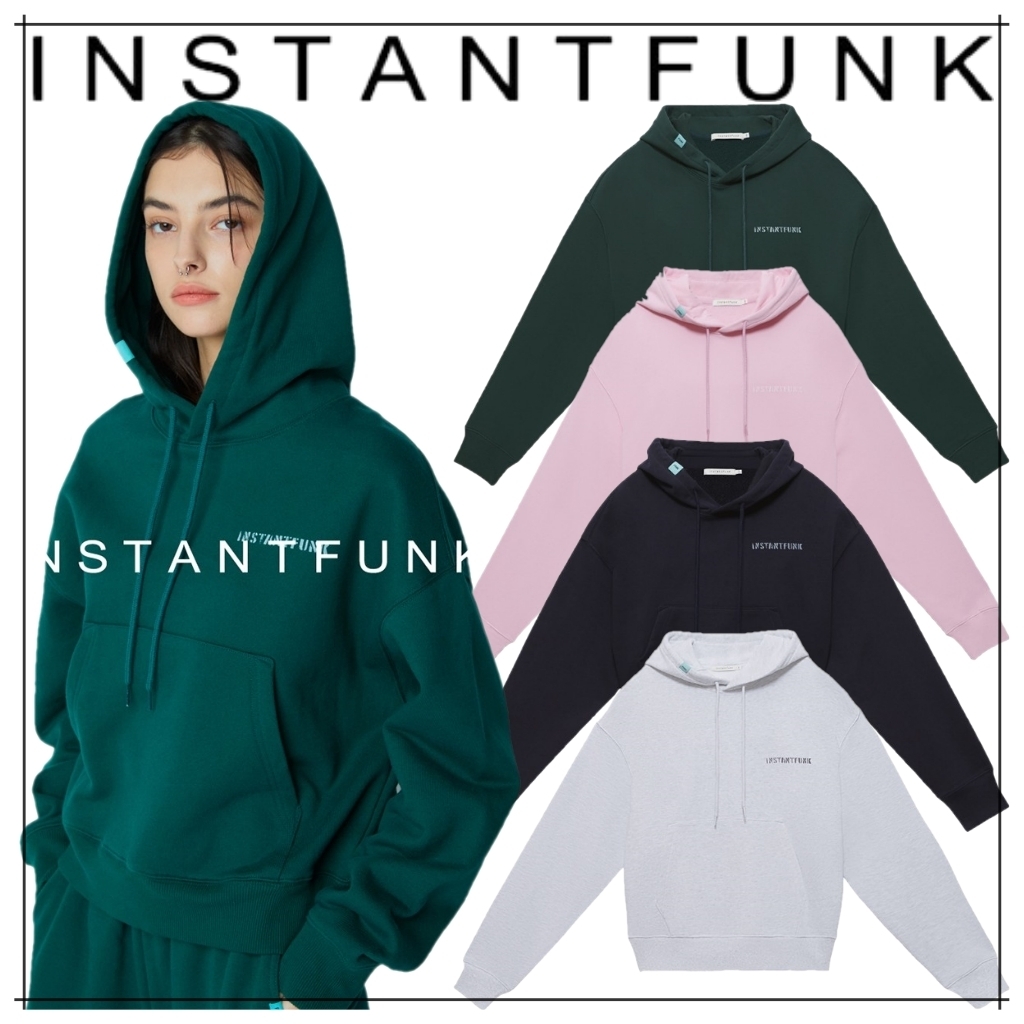 【INSTANTFUNK】Standard logo hood [送料・関税込] フーディ