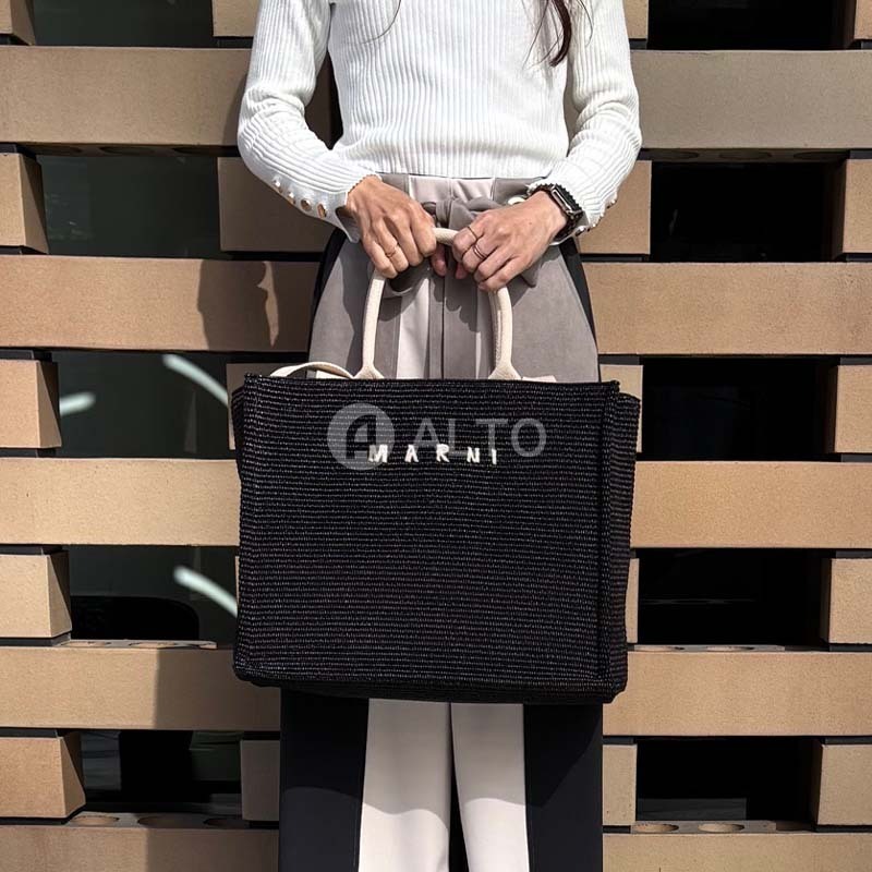 MARNI マルニ トートバッグ SHMP0078U0 P3860 かごバッグ ラージ