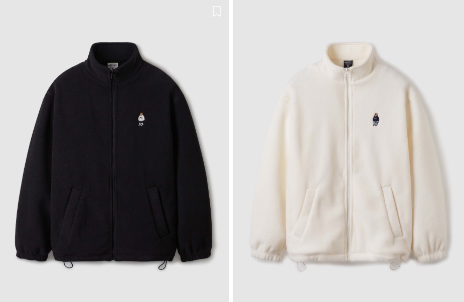 【WHO.A.U】Steve Fleece Zip-up