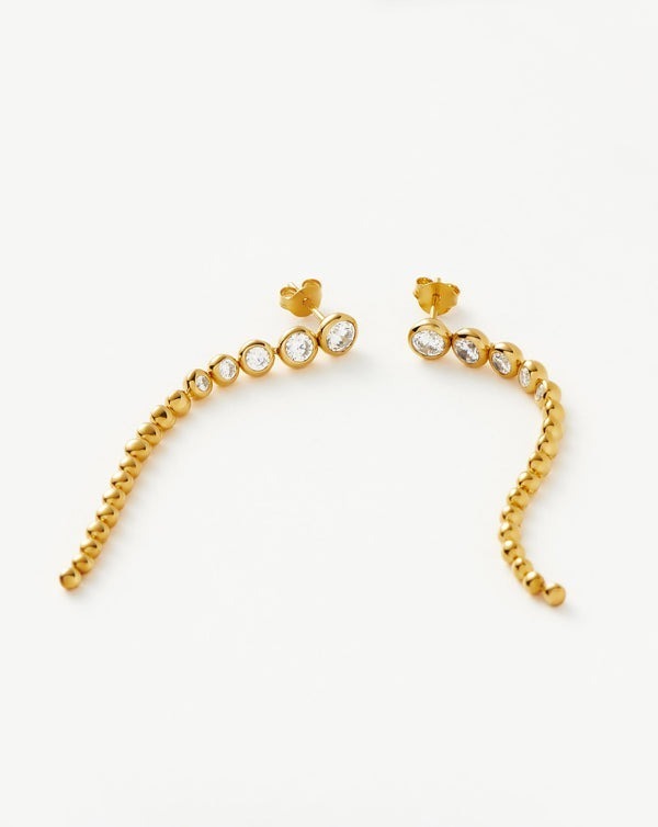 【MISSOMA】ビーズ ストーン ロング ドロップ スタッド ピアス ☆MISSOMA☆ビーズ ストーン ロング ドロップ スタッド ピアス