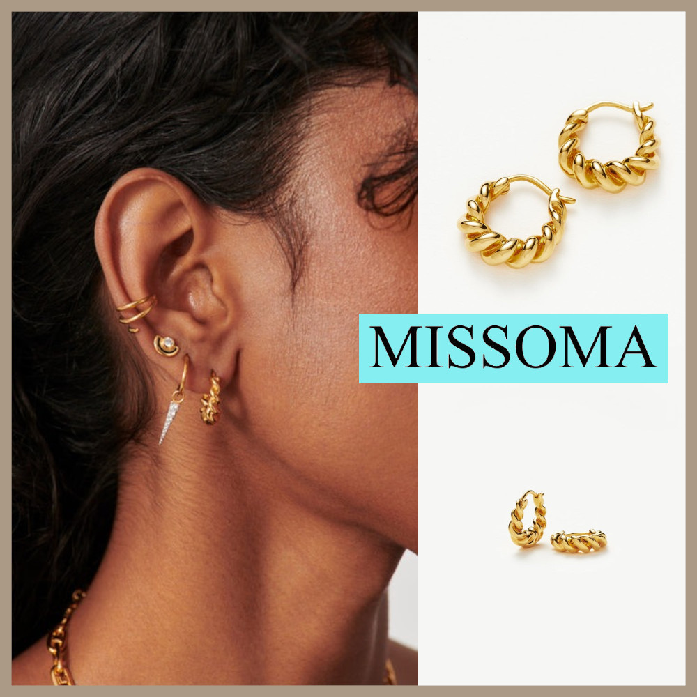 定番のお歳暮&冬ギフトの商品をすべ 送料・関税込み ☆MISSOMA☆ イヤリング フープ タイダル ミニ アクセサリー