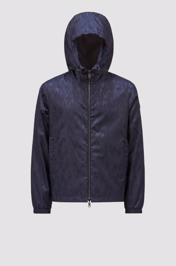 MONCLER2024春夏 ロゴジャガード リバーシブルブルゾンLEPONTINE
