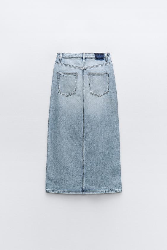 ZARA】Z1975 デニムミディスカート 1879/025 ボトムス