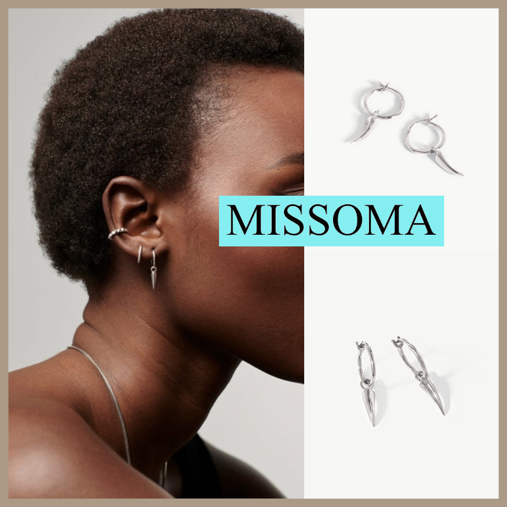 ★MISSOMA★ ミニ クロー チャーム フープ イヤリング