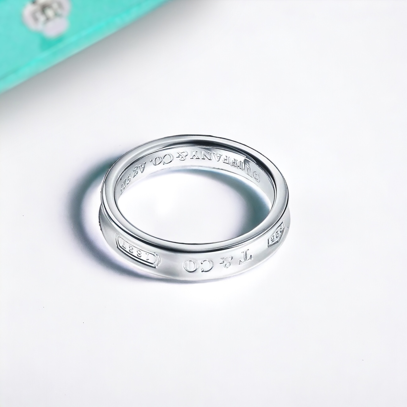 【Tiffany&Co】Tiffany 1837☆Silver Narrow シンプル 指輪