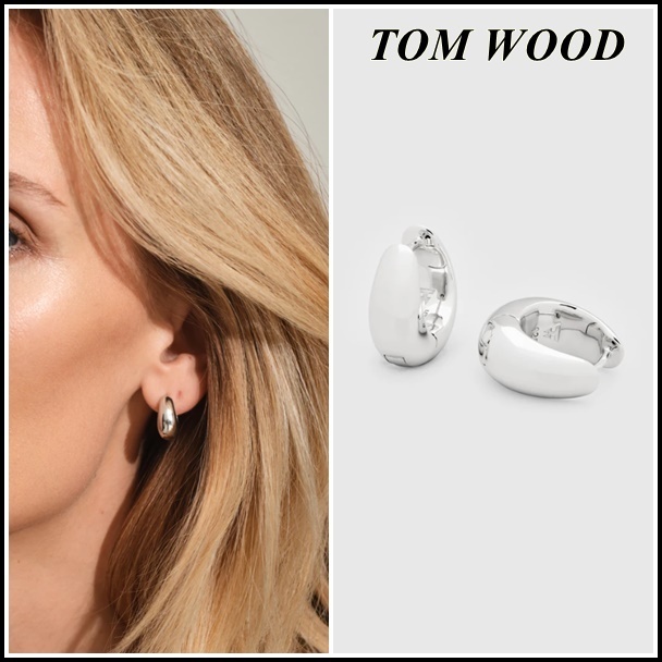 【関税込】TOM WOOD トムウッド◆アイスフープ シルバー ピアス