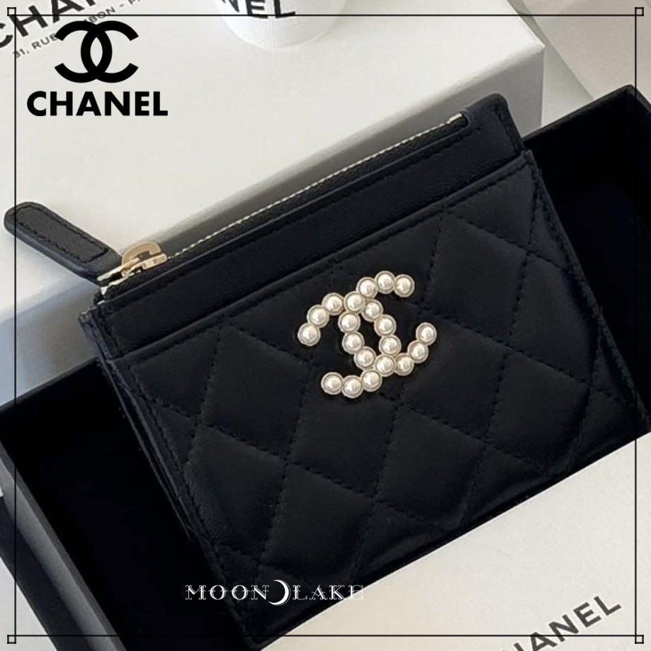 ≪24P★≫CHANEL カードケース パール