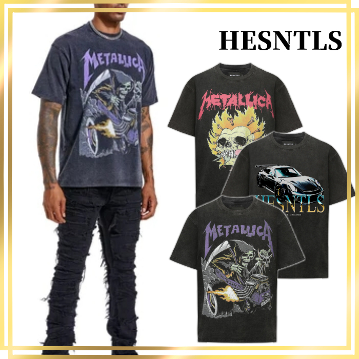 国内発/日本未入荷☆H.ESNTLS☆ヴィンテージ ウォッシュ Tシャツ