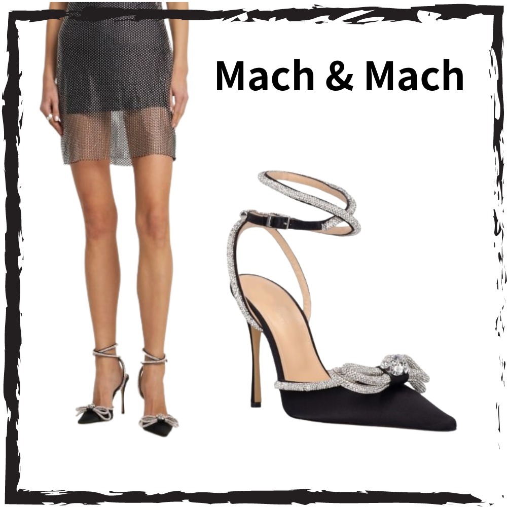 Mach & Mach♦シルクサテンパンプス 110mm