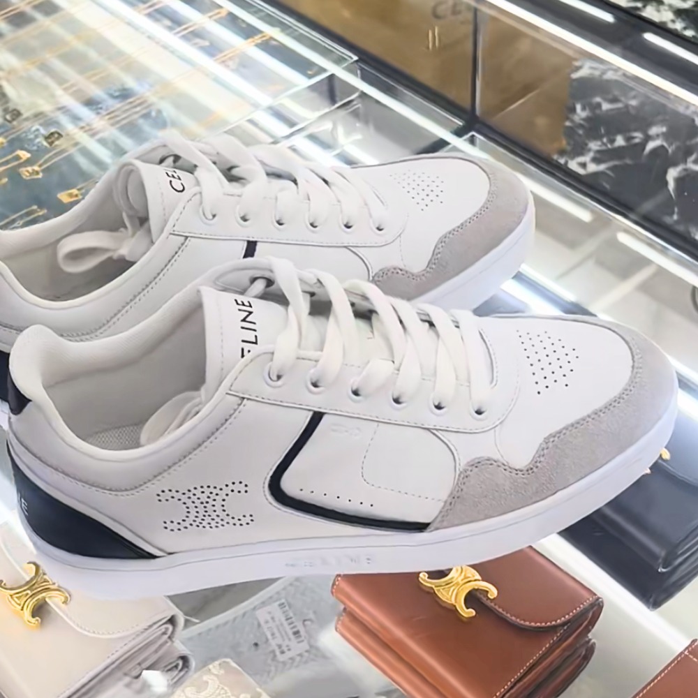 《デイリーに最適》【CELINE】CT-10 ローレースアップスニーカー