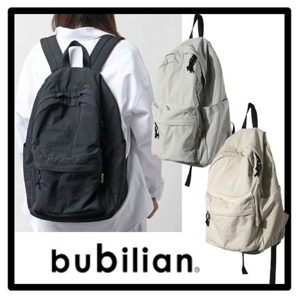 bubilian Backpacks Casual Style Logo Backpacks