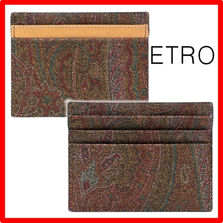 ☆韓国の人気☆【ETRO】☆ペイズリー レディースカードケース☆