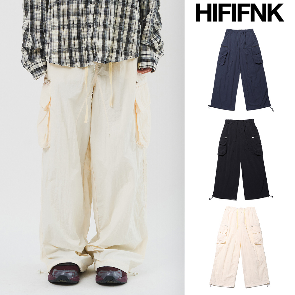 【HI FI FNK】Nep Nylon Cargo Pants