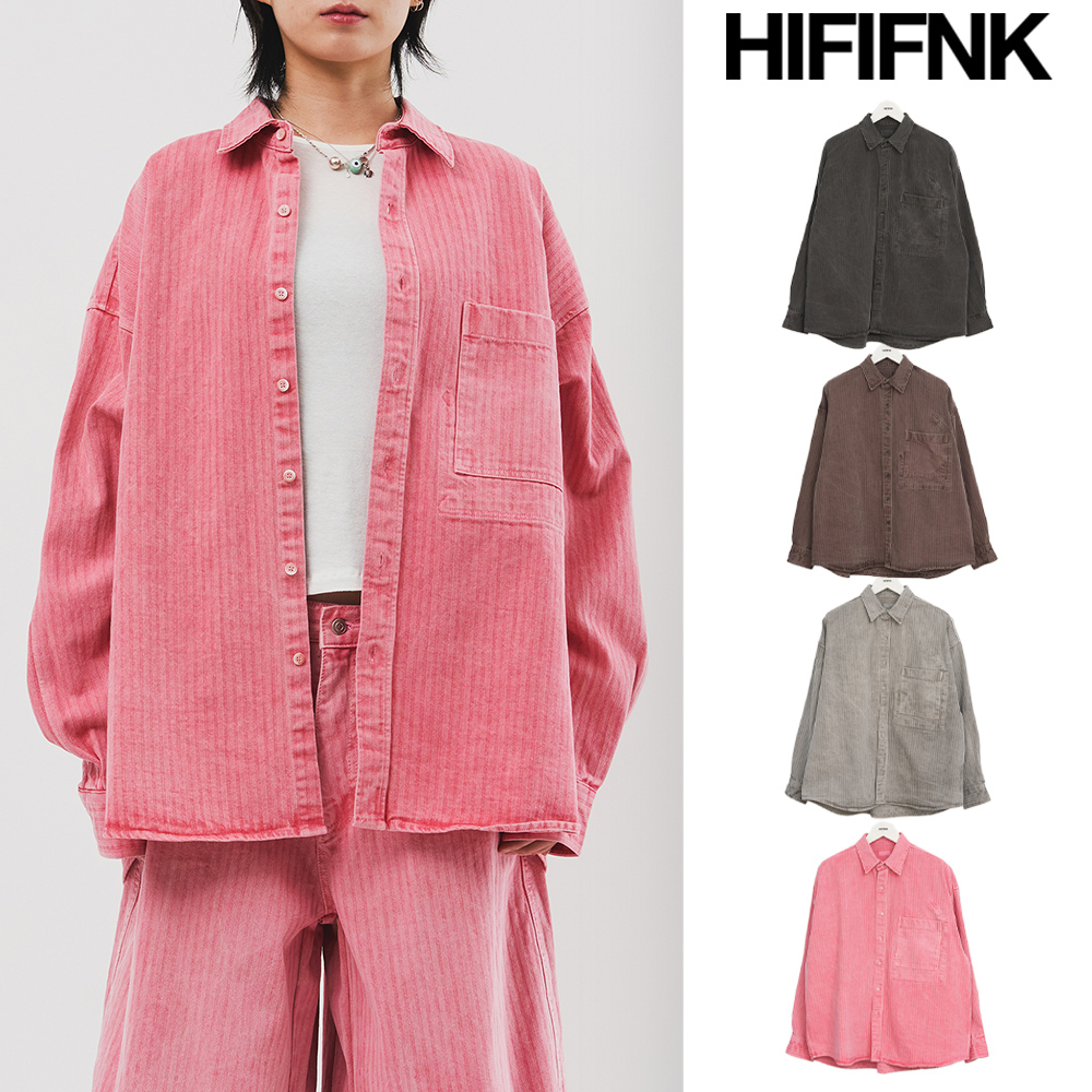 【HI FI FNK】Re Dyed Shirt Jacket