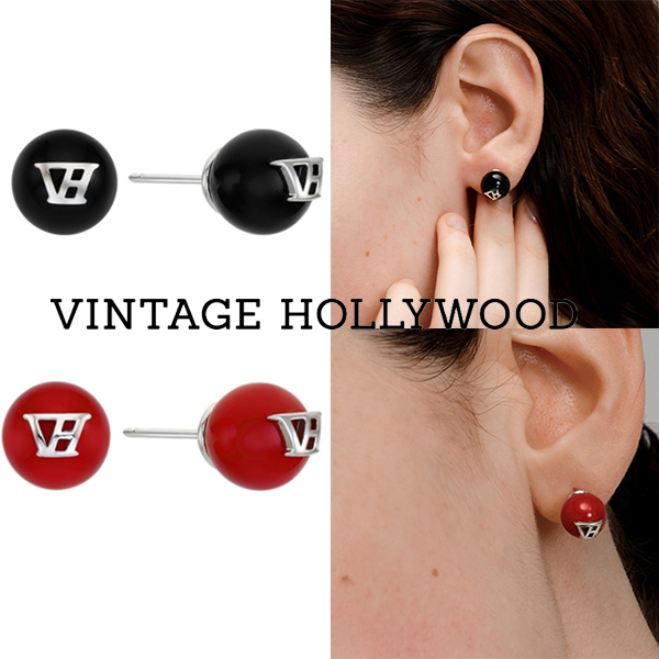 【VINTAGE HOLLYWOOD】VH Color Earrings★ピアス★送料・関税込