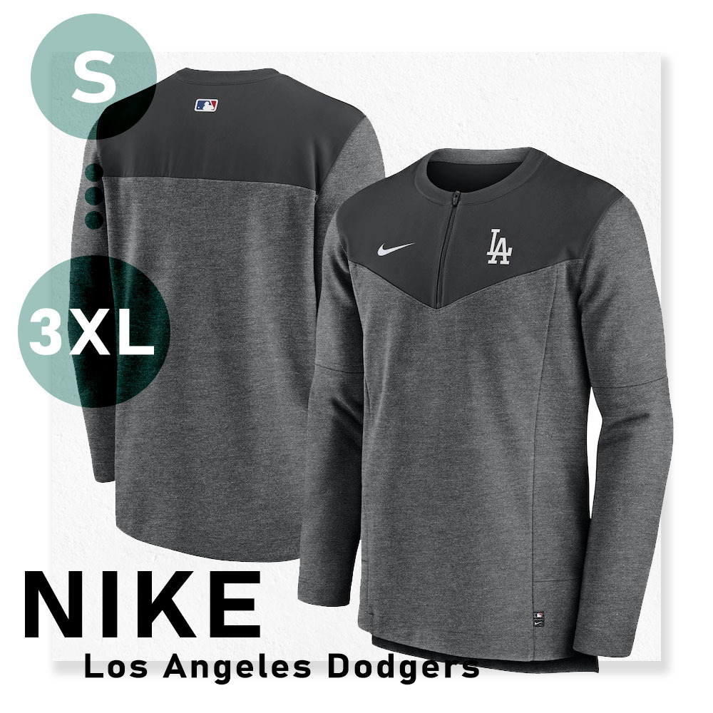 Nike Los Angeles Dodgers ハーフジップトレーナーMサイズ