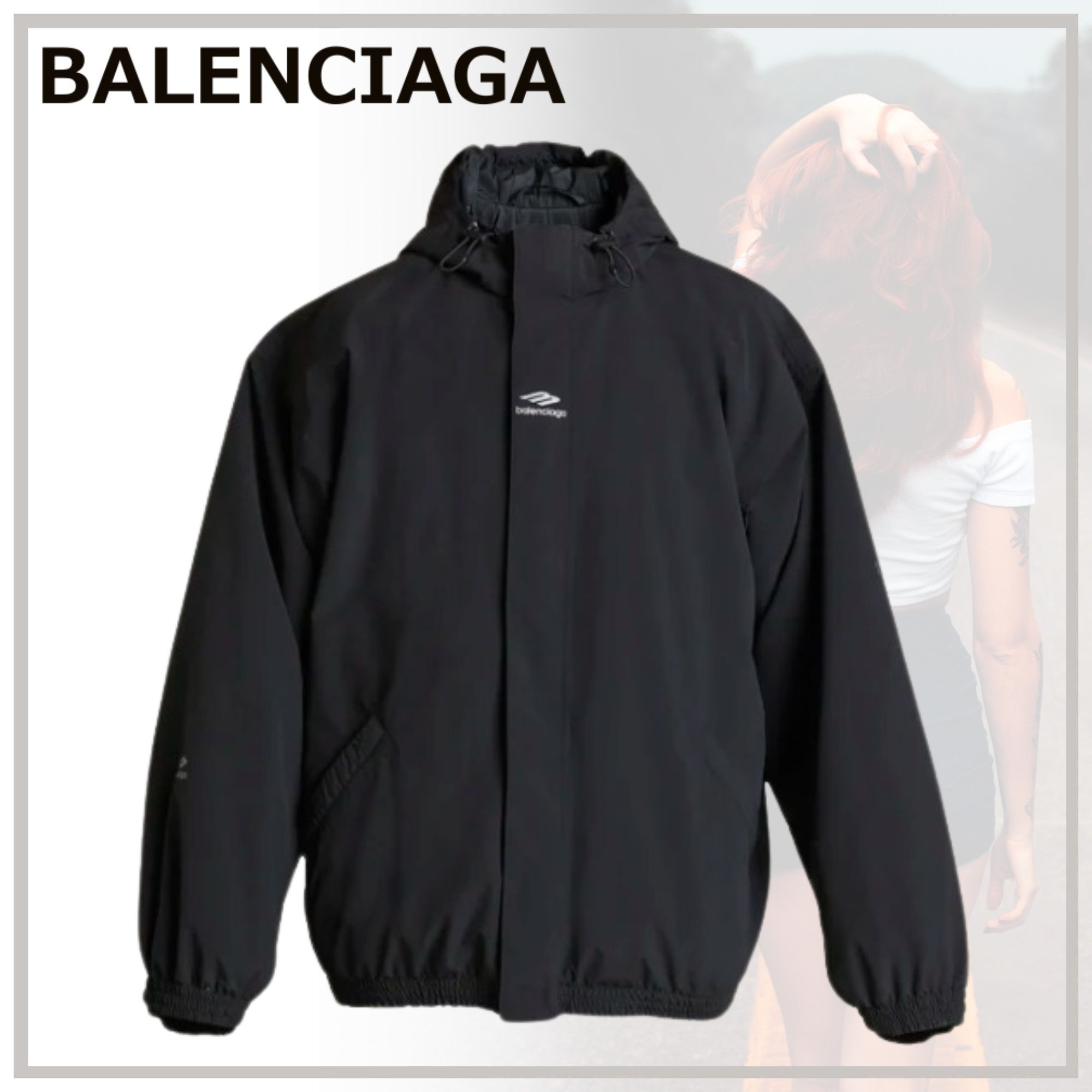 上品な【BALENCIAGA】3Bスポーツ スキーパーカー 23AW新作