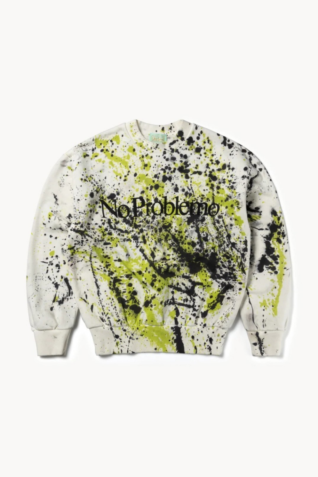 【ARIES】 NO PROBLEMO SPRAY - DYE SWEATSHIRT