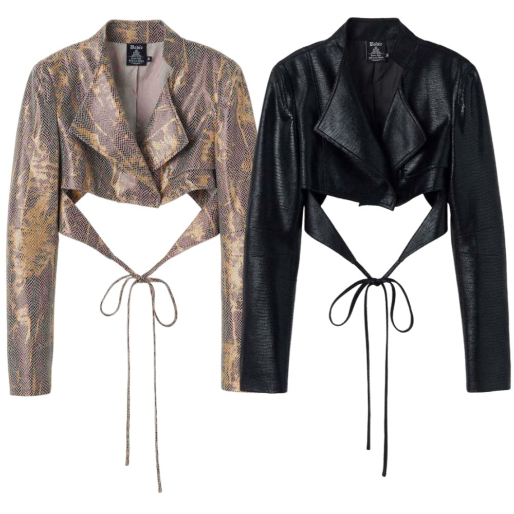 BADEE★韓国★人気★Cropped String Blazer 2色