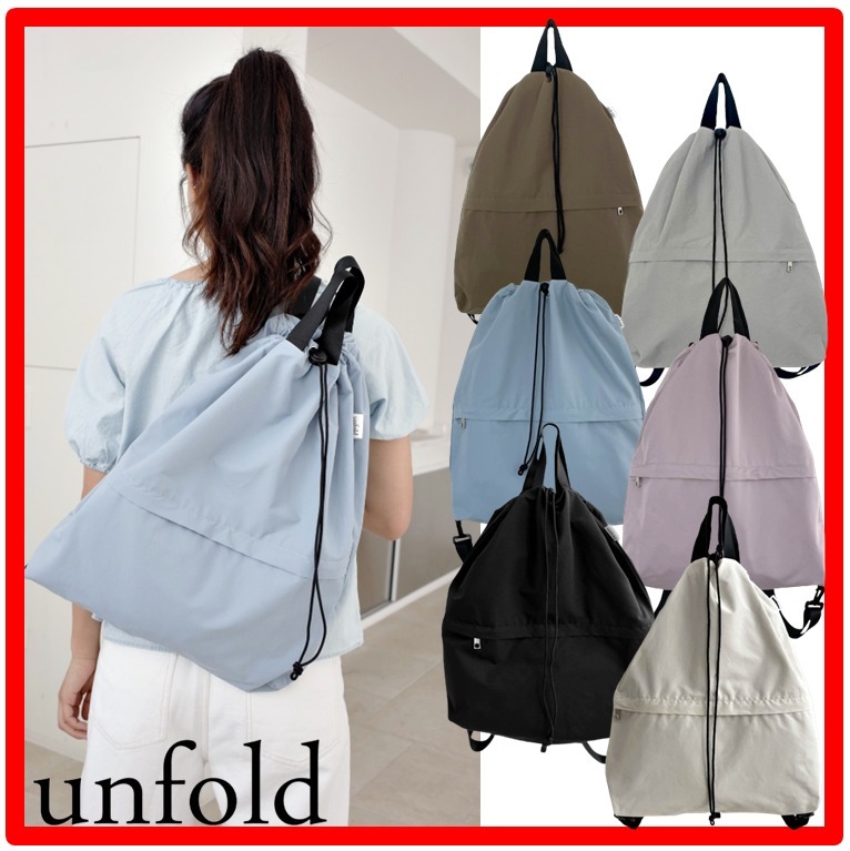 ☆韓国の人気☆【unfold】☆String backpac.k☆関税込☆