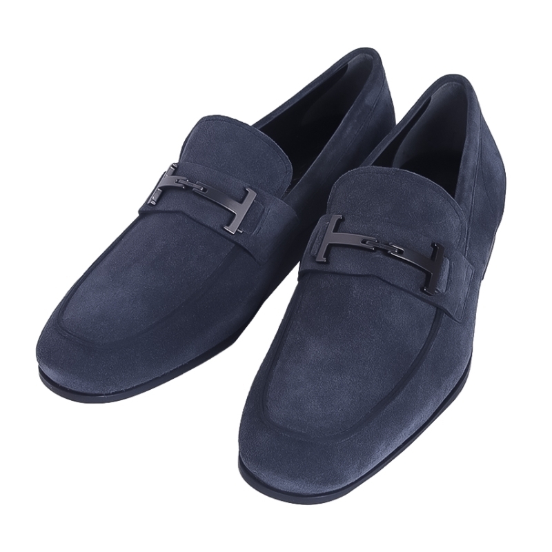 TOD’S★関税込み ダブルT メンズ スエードローファー