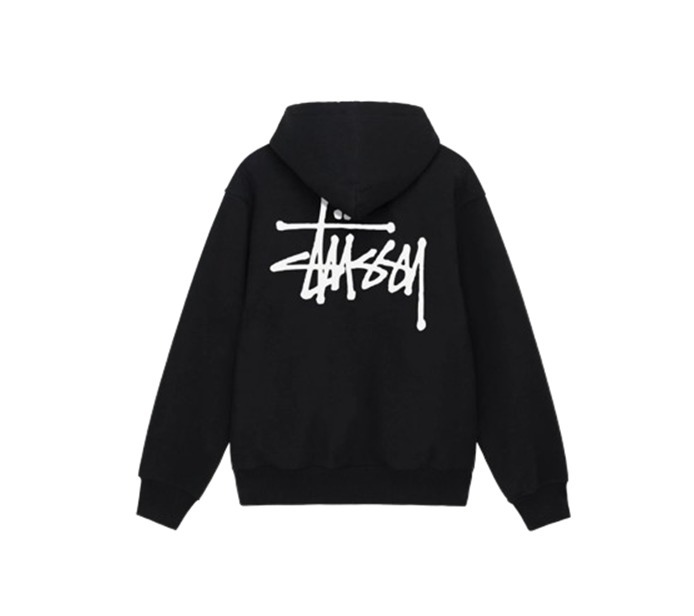 ★人気★【Stussy】★Stussy Basic Stussy Zip Hoodie 2023★ Basic Stüssy Zip Hoodie – Navy | Tee & Sweats | Stüssy