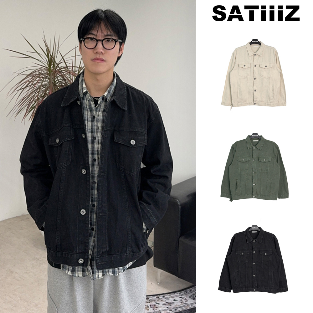 【SATIIIZ】Phelan Dying Truecker Jacket