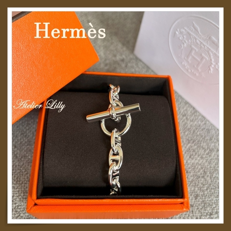 【HERMES】 シェーヌダンクルブレスレット PM