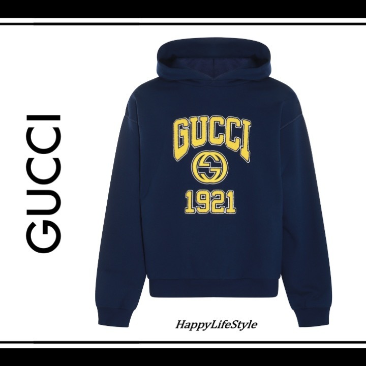 大人カジュアル◇Logo フーディー パーカー◇GUCCI