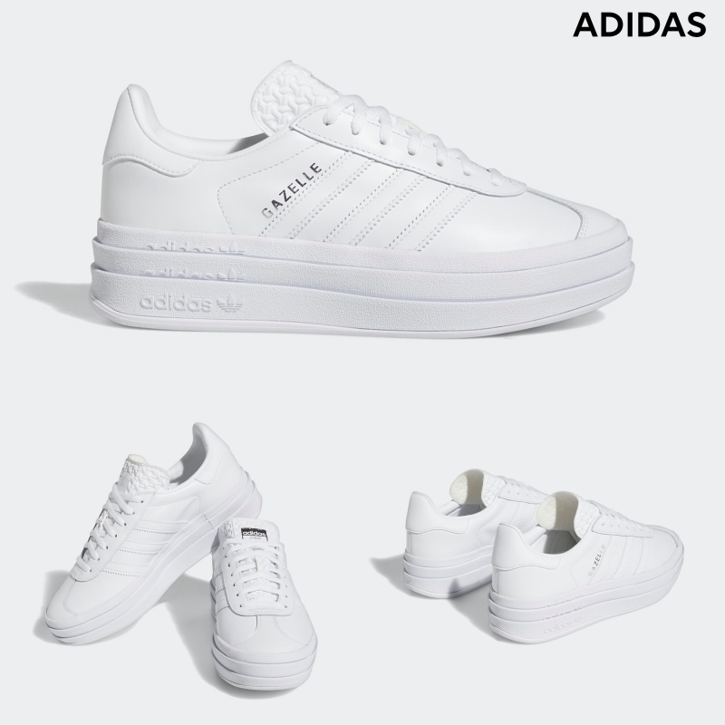 [ADIDAS] スニーカー ガゼル GAZELLE BOLD W ホワイト