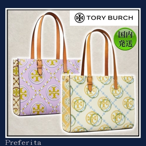 【Tory Burch】Tモノグラム エンボス スモール トート バッグ